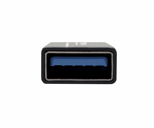 DINIC Adapter, USB C Stecker auf USB A Buchse, 3 Stück Alu, space grey
